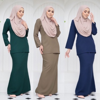 KUNTUM KURUNG Baju Kurung Pahang For Women Ready Stock